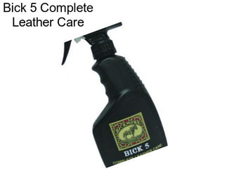 Bick 5 Complete Leather Care