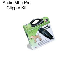 Andis Mbg Pro Clipper Kit