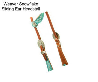 Weaver Snowflake Sliding Ear Headstall