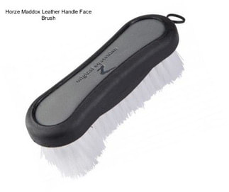 Horze Maddox Leather Handle Face Brush