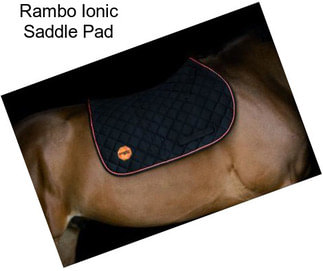 Rambo Ionic Saddle Pad