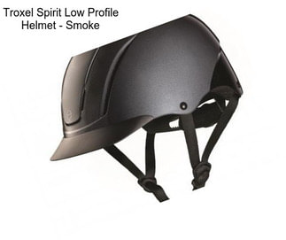 Troxel Spirit Low Profile Helmet - Smoke