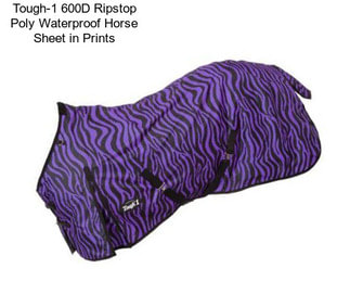 Tough-1 600D Ripstop Poly Waterproof Horse Sheet in Prints