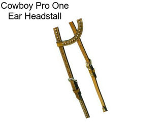 Cowboy Pro One Ear Headstall