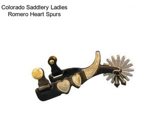 Colorado Saddlery Ladies Romero Heart Spurs