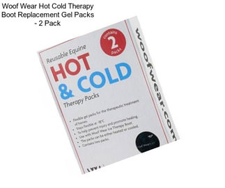 Woof Wear Hot Cold Therapy Boot Replacement Gel Packs - 2 Pack