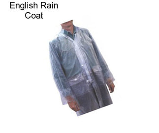 English Rain Coat