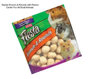 Kaytee Krunch-A-Rounds with Peanut Center For All Small Animals