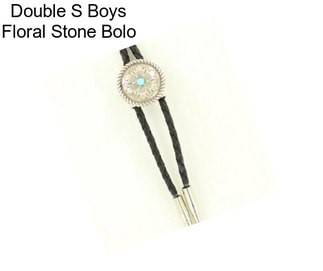 Double S Boys Floral Stone Bolo