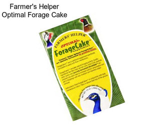 Farmer\'s Helper Optimal Forage Cake