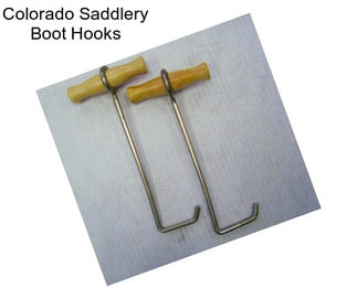 Colorado Saddlery Boot Hooks