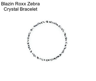Blazin Roxx Zebra Crystal Bracelet