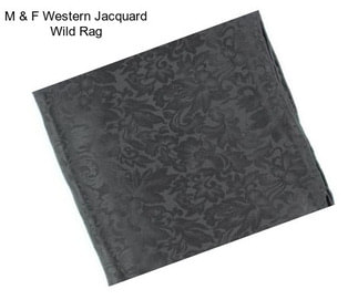 M & F Western Jacquard Wild Rag