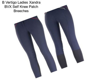 B Vertigo Ladies Xandra BVX Self Knee Patch Breeches