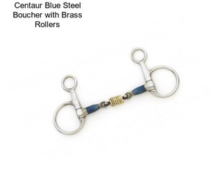 Centaur Blue Steel Boucher with Brass Rollers