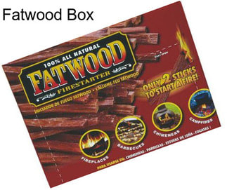 Fatwood Box