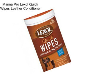 Manna Pro Lexol Quick Wipes Leather Conditioner