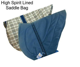 High Spirit Lined Saddle Bag