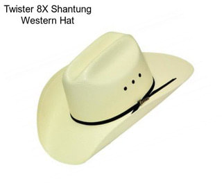 Twister 8X Shantung Western Hat