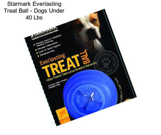 Starmark Everlasting Treat Ball - Dogs Under 40 Lbs