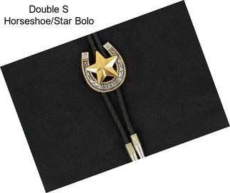 Double S Horseshoe/Star Bolo