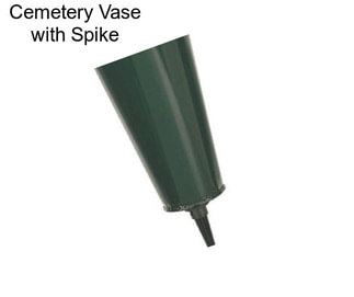 Cemetery Vase with Spike