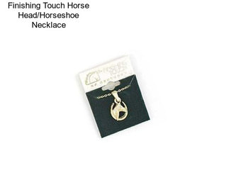 Finishing Touch Horse Head/Horseshoe Necklace