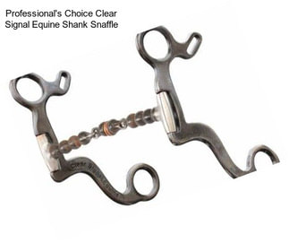 Professional\'s Choice Clear Signal Equine Shank Snaffle