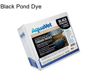 Black Pond Dye