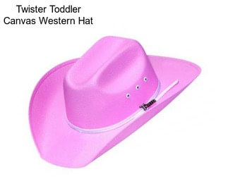 Twister Toddler Canvas Western Hat