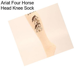 Ariat Four Horse Head Knee Sock