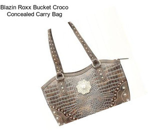 Blazin Roxx Bucket Croco Concealed Carry Bag