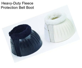 Heavy-Duty Fleece Protection Bell Boot