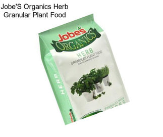 Jobe\'S Organics Herb Granular Plant Food