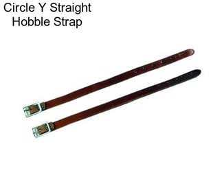 Circle Y Straight Hobble Strap