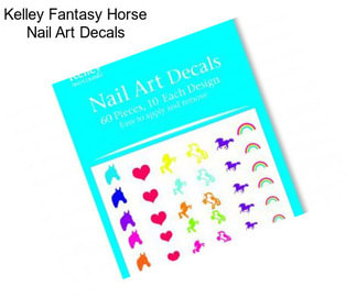 Kelley Fantasy Horse Nail Art Decals