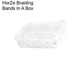 HorZe Braiding Bands In A Box
