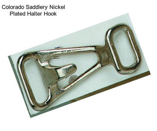 Colorado Saddlery Nickel Plated Halter Hook
