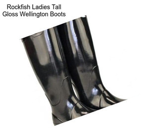 Rockfish Ladies Tall Gloss Wellington Boots