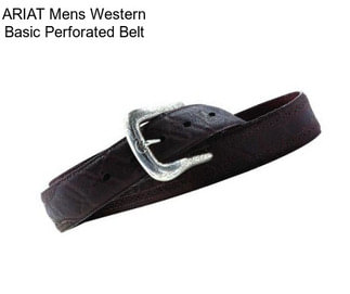 ARIAT Mens Western Basic Perforated Belt