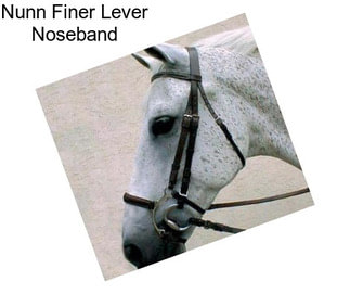 Nunn Finer Lever Noseband