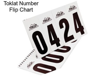 Toklat Number Flip Chart