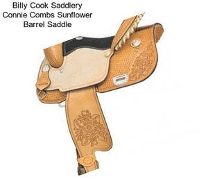 Billy Cook Saddlery Connie Combs Sunflower Barrel Saddle