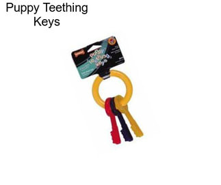 Puppy Teething Keys