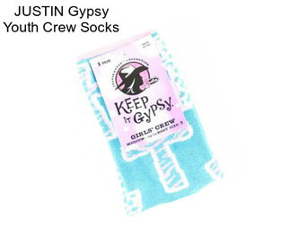 JUSTIN Gypsy Youth Crew Socks