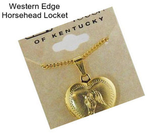 Western Edge Horsehead Locket