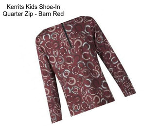 Kerrits Kids Shoe-In Quarter Zip - Barn Red