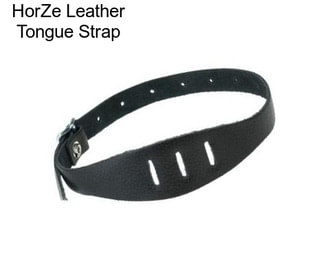 HorZe Leather Tongue Strap