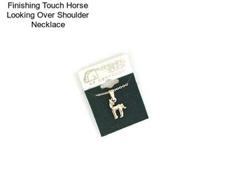 Finishing Touch Horse Looking Over Shoulder Necklace