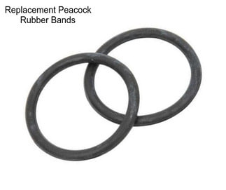 Replacement Peacock Rubber Bands